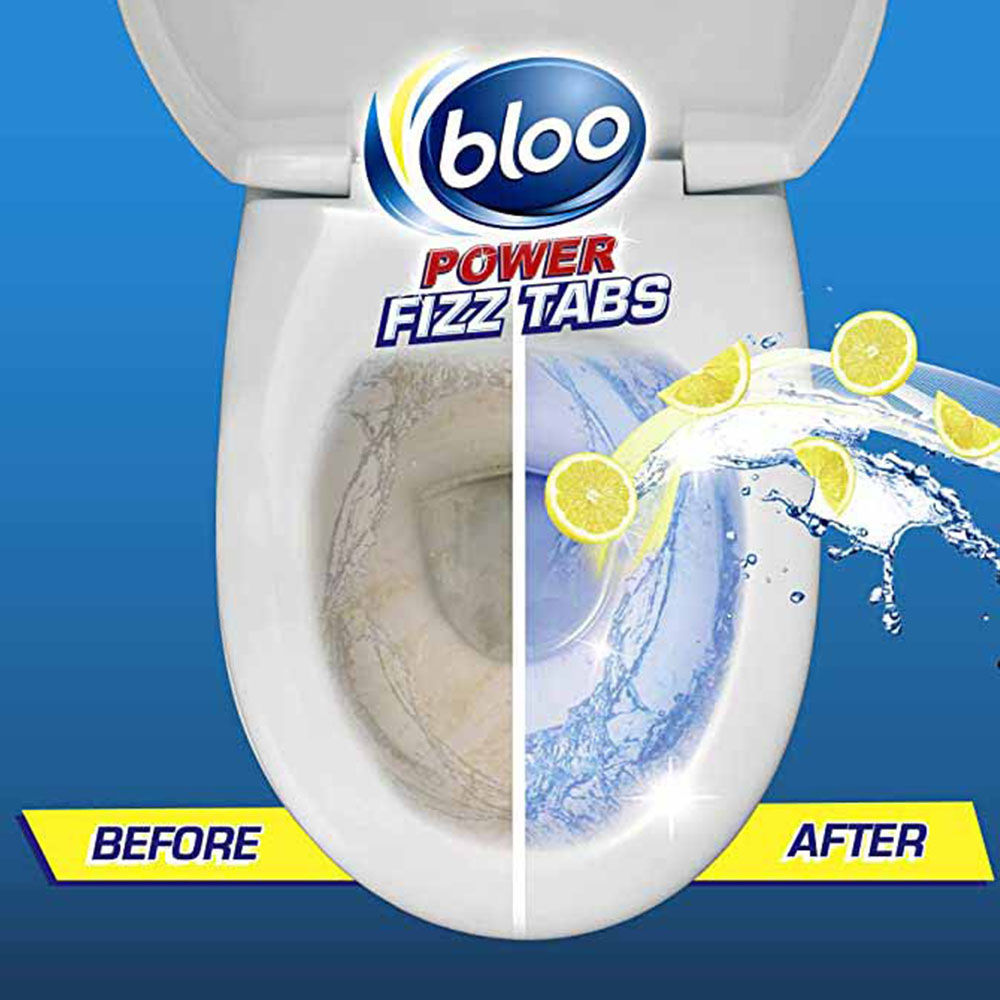 Bloo Power Fizz Anti­Limescale Lemon Tabs 12 x 25g (300g) Image 6