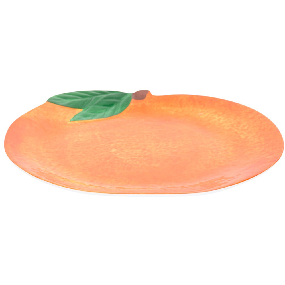 La Bella Vita Orange Plate Orange Image 3