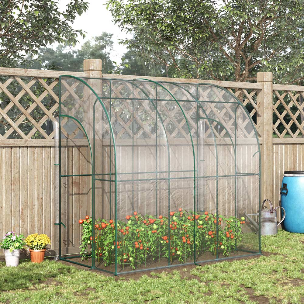 Outsunny Clear PVC 7 x 3.9ft Greenhouse Image 2