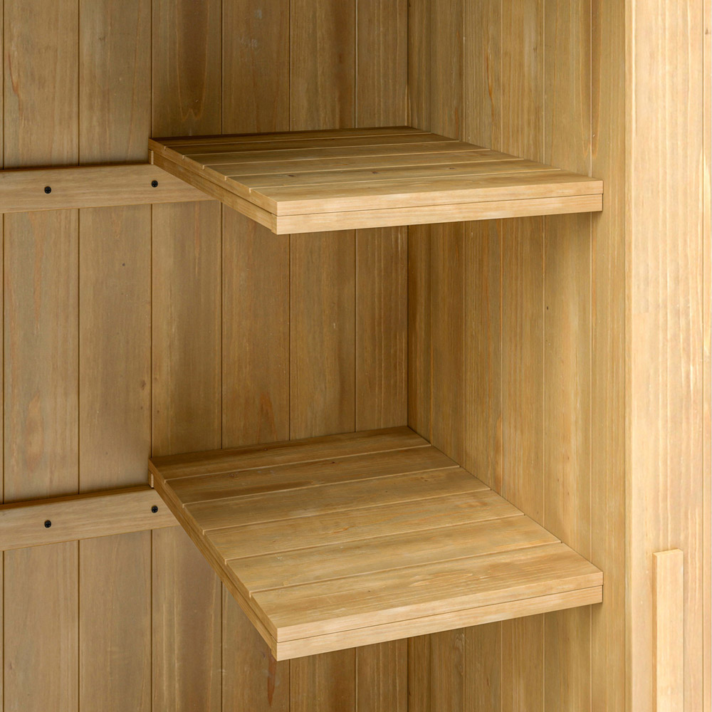 Outsunny 2.1 x 1.5ft 3 Shelf Small Garden Shed Image 6