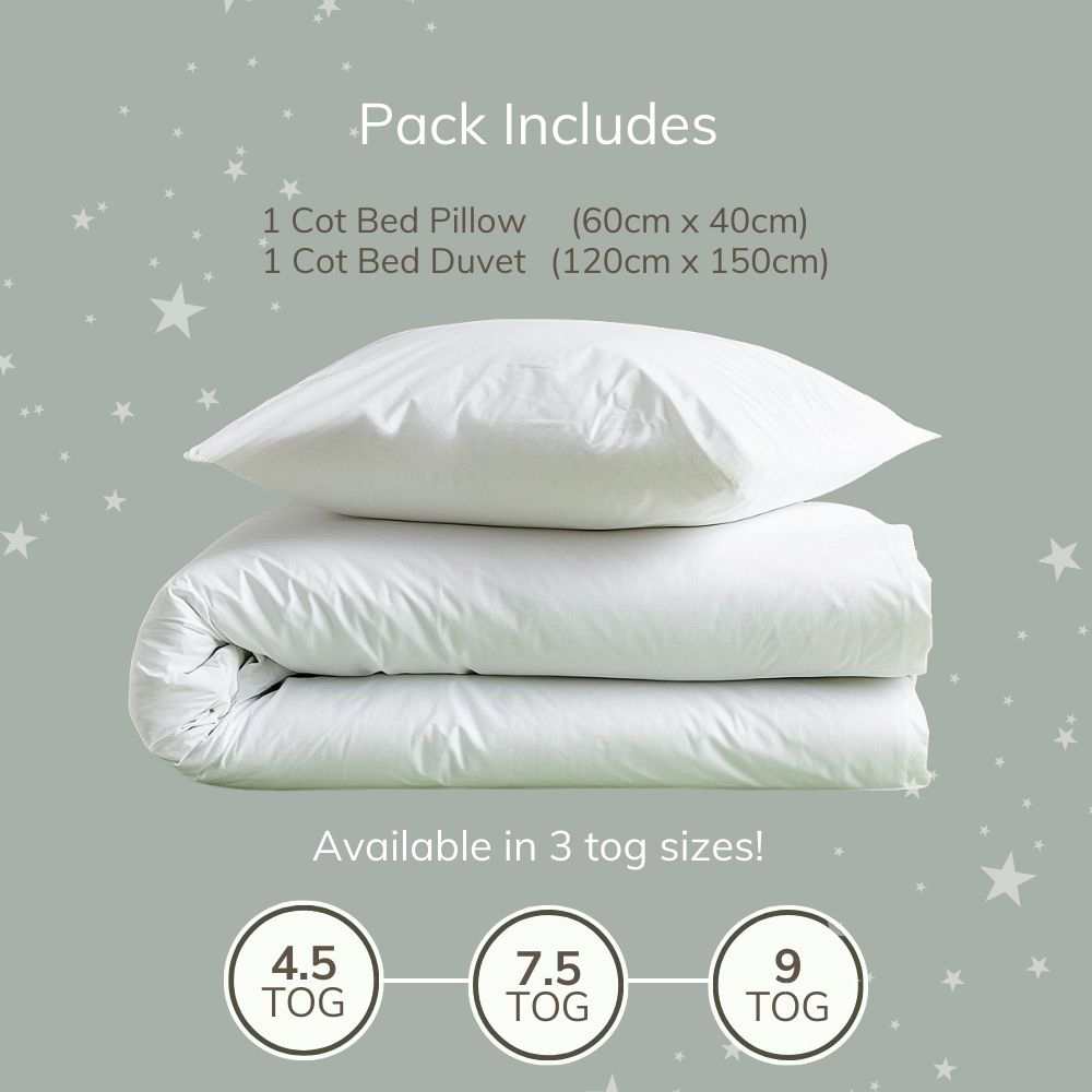 Opulent Home Anti-Allergy Microfibre Cot Bed Duvet Set 7.5 Tog Image 7