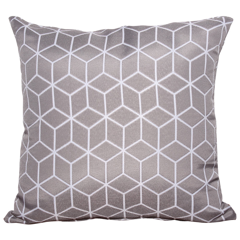 Amir Grey Geometric Scatter Cushion 45 x 45cm 2 Pack Image 1