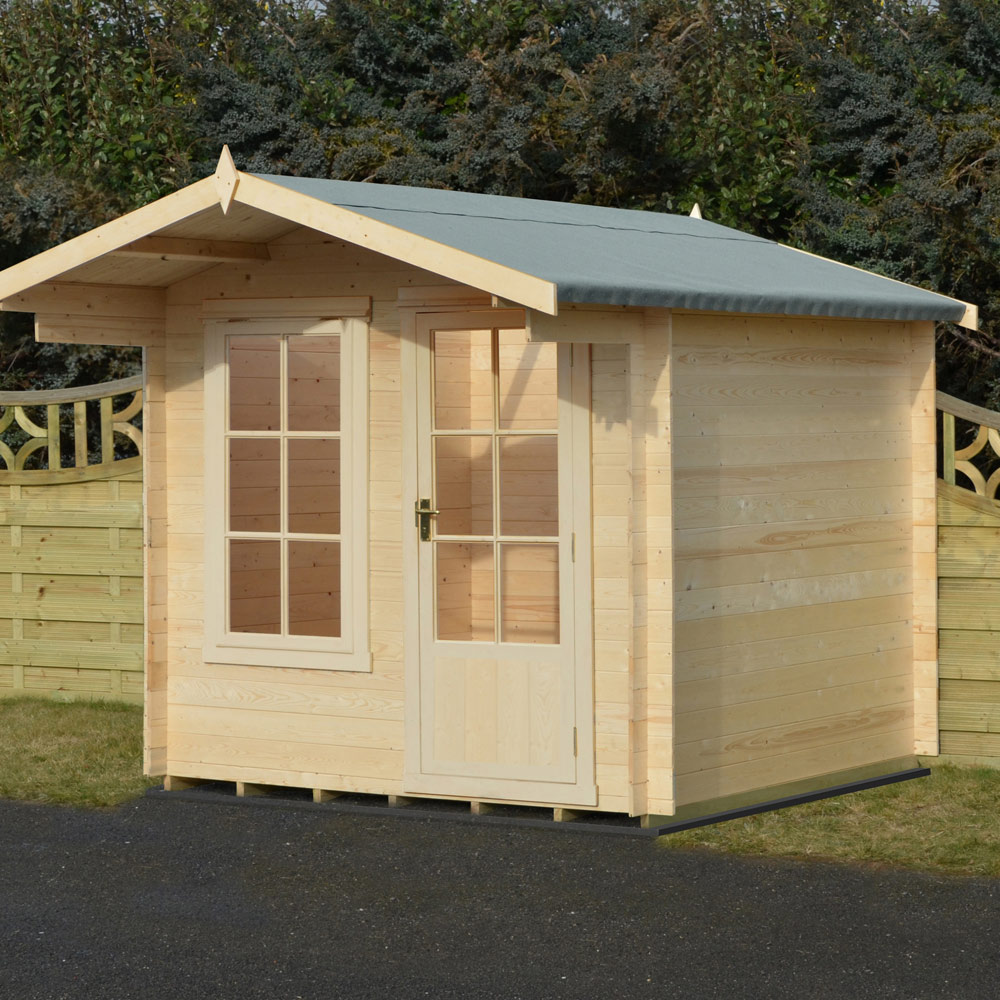 Shire Crinan 7 x 7ft Wooden Log Cabin Shed Image 2