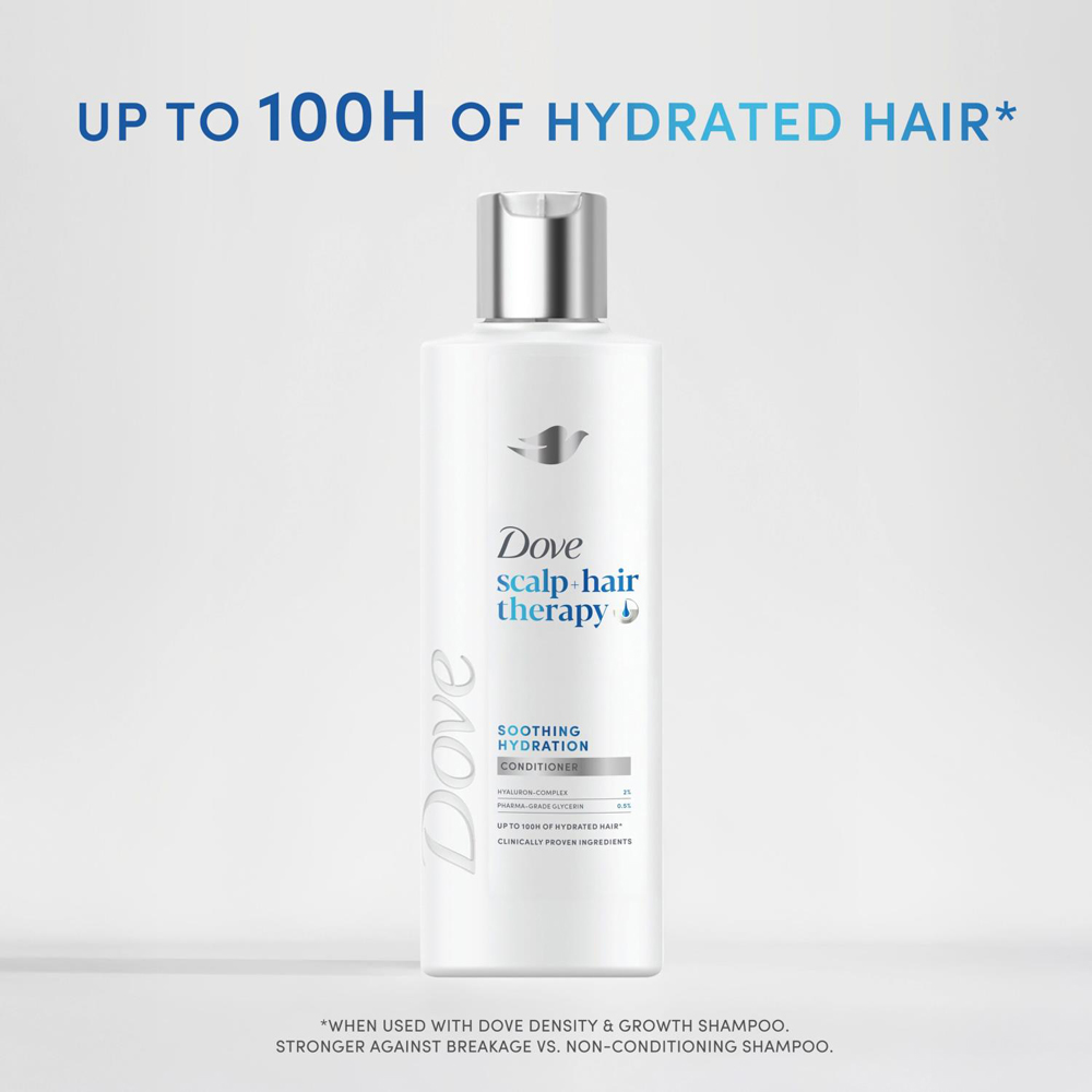 Dove Scalp+Hair Therapy Soothing Hydration Shampoo and Conditioner Duo 250ml 6 Pack Image 8
