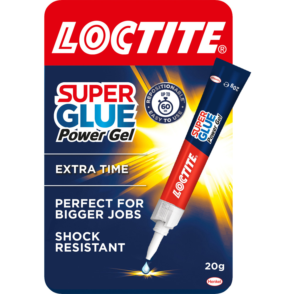 Loctite Extra Time Super Glue Power Gel 20g Image 3