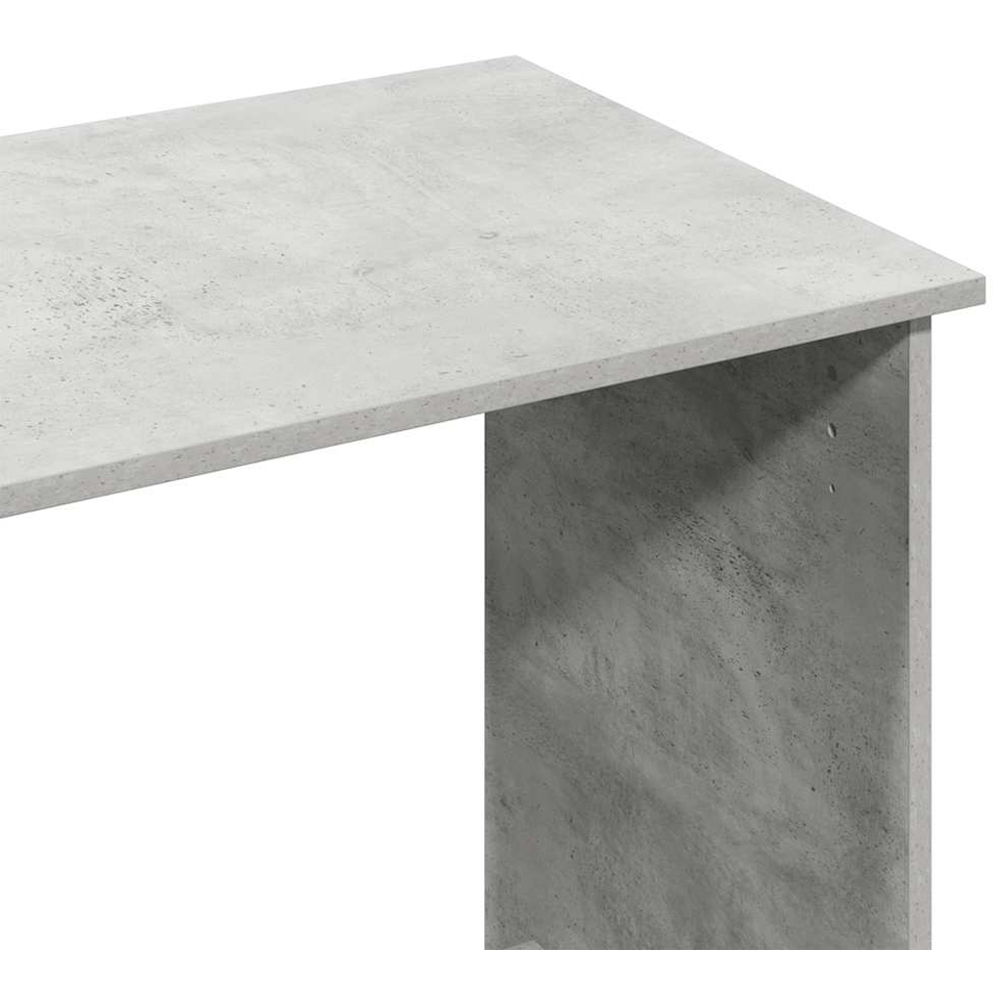 vidaXL Office Desk Concrete Grey Image 6