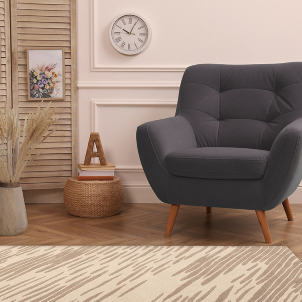 Esselle Home Aura Storm Natural and Mink Rug 160 x 230cm Image 6