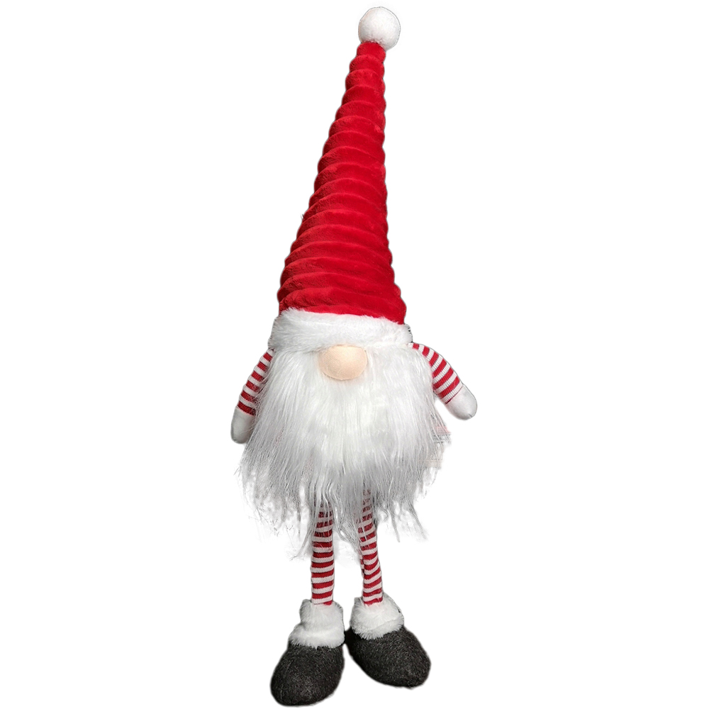 Samuel Alexander Red Grooved Hat Plush Standing Gonk Christmas Decoration 67cm Image 1