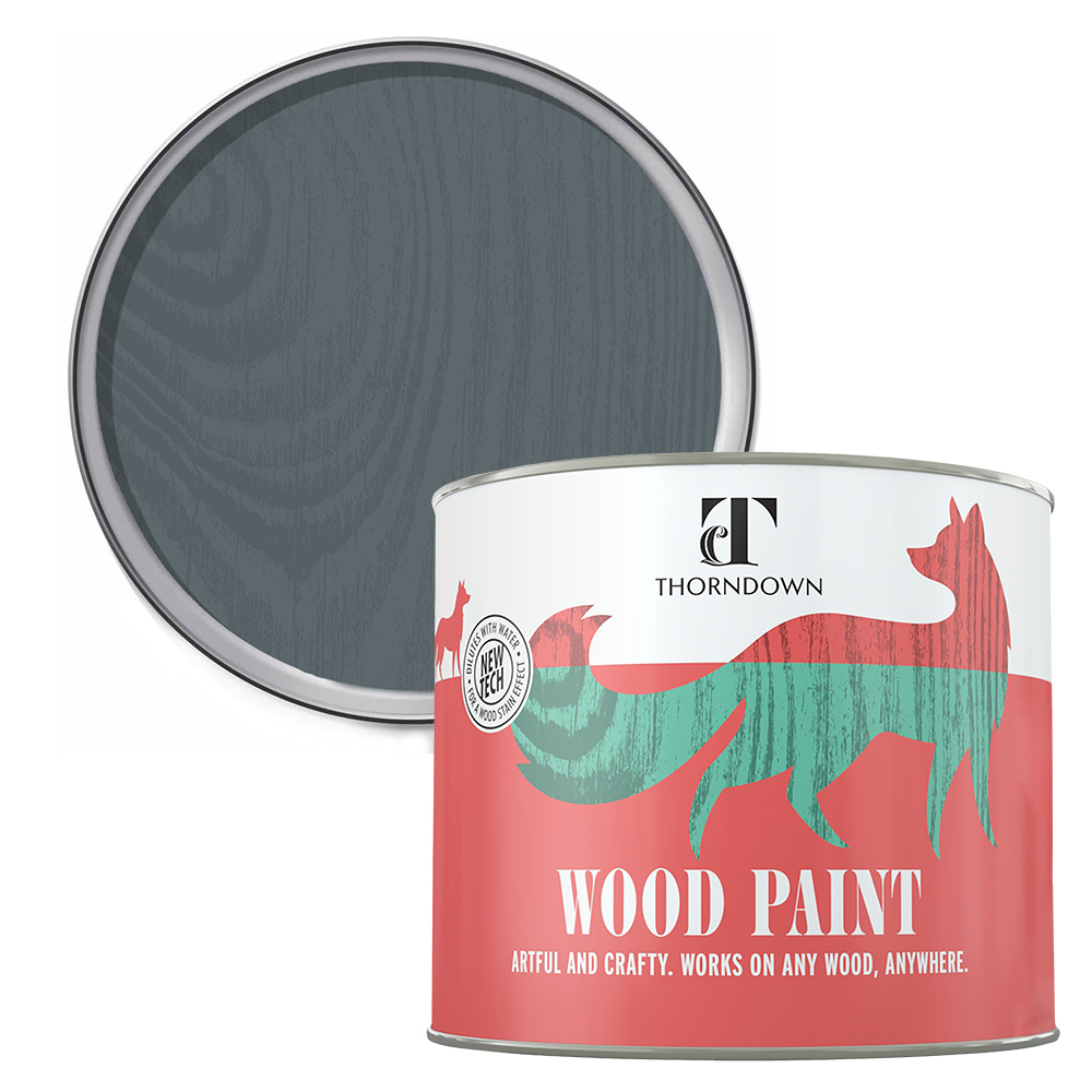 Thorndown Mercury Grey Satin Wood Paint 750ml Image 1