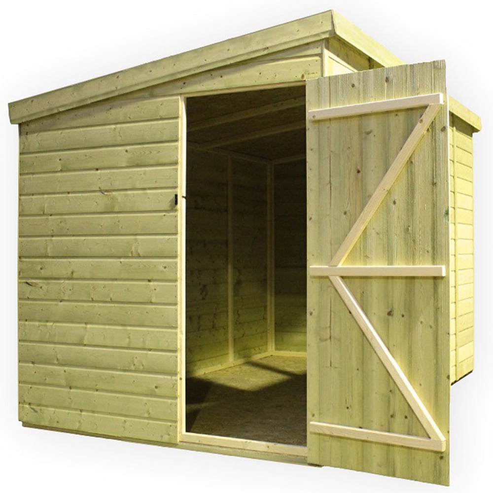 Empire Sheds 2500 8 x 8ft Tongue and Groove Pent Garden Shed Image 3