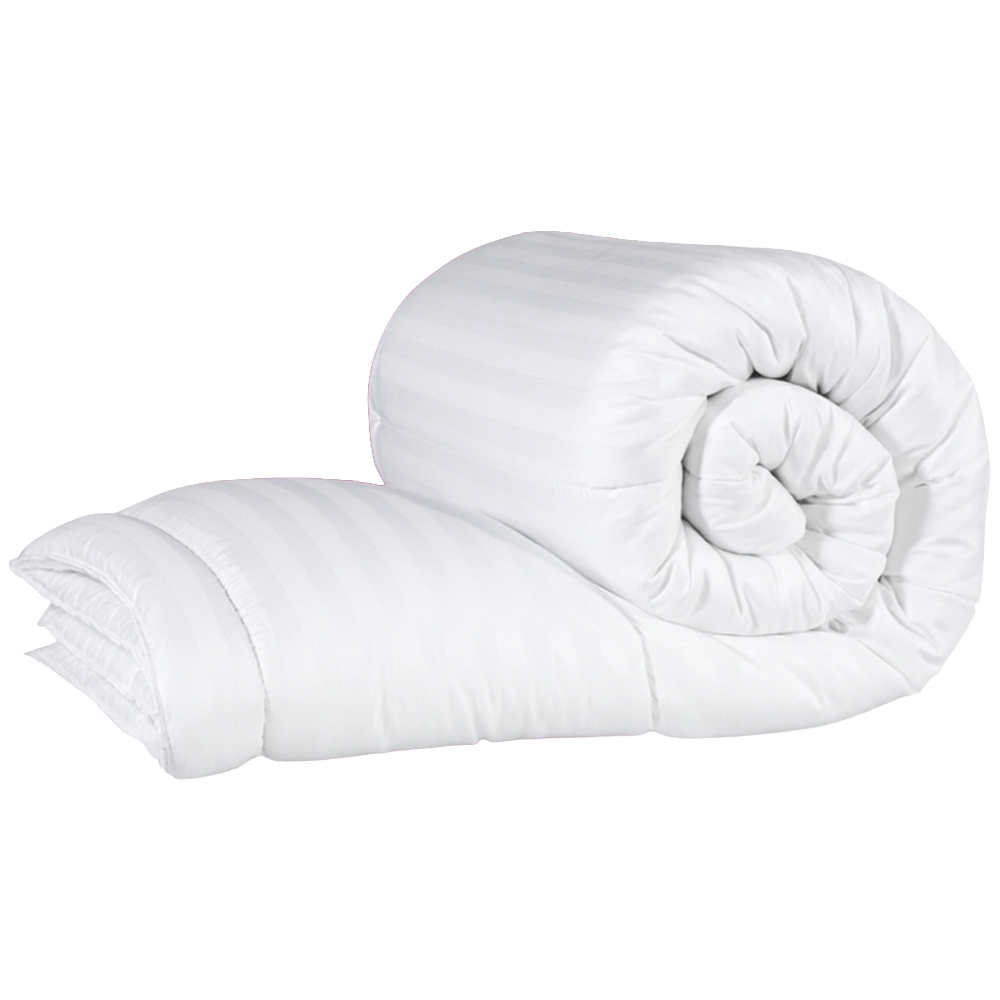 MHG Living Super King Size White Ultra Warm Winter Hollowfibre Duvet 18 Tog Image 1