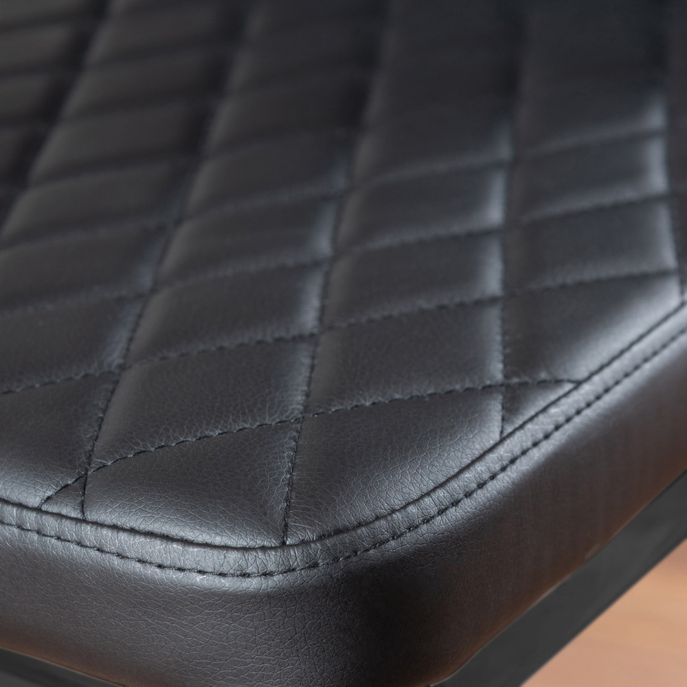 Furniturebox Copeland Valera Marble Effect 6 Seater Dining Set White and Black Image 8