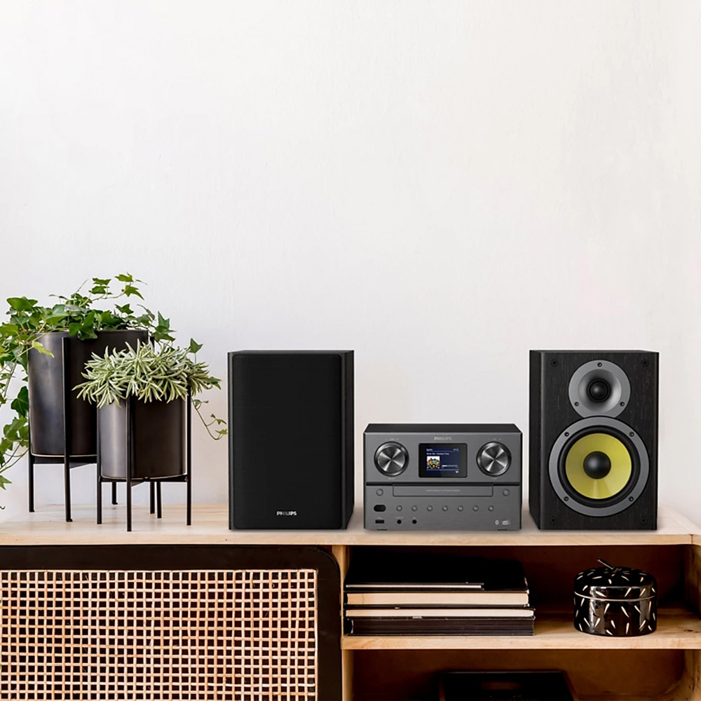 Philips TAM8905 Micro Bluetooth FM/DAB+ Internet Radio Hi-Fi Music System Image 2
