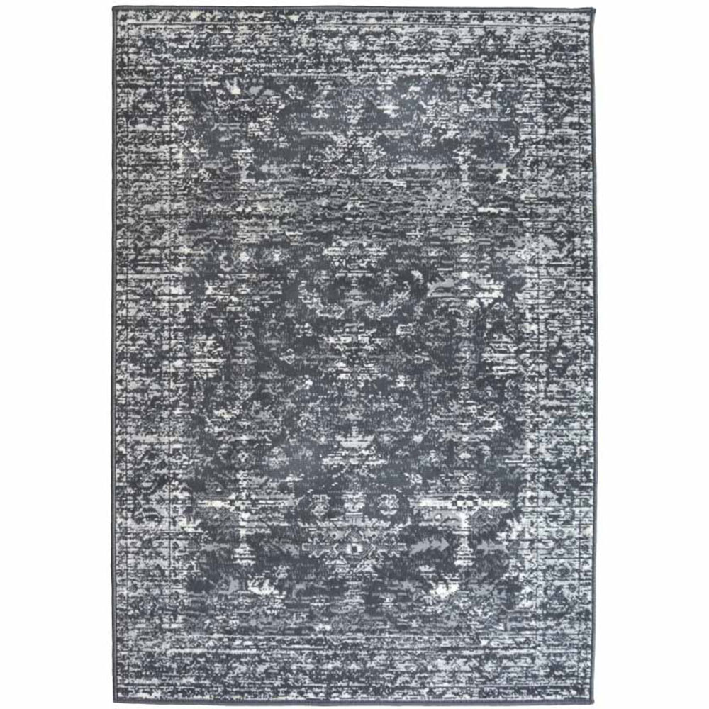 Traditional Style Rug Charcoal 120 x 170cm Image 1
