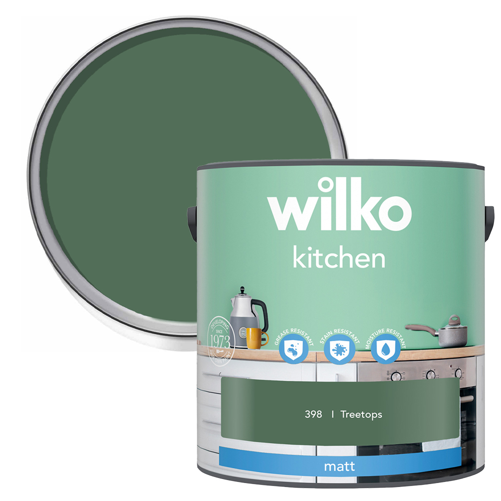 Wilko Kitchen Treetops Matt Emulsion Paint 2.5L Image 1