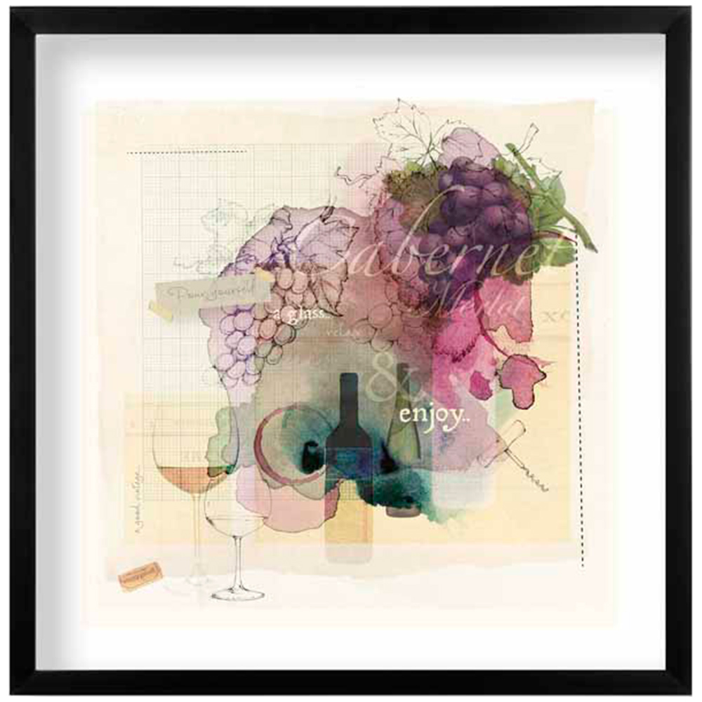 Art For The Home Wine O'Clock 50 x 50 Image