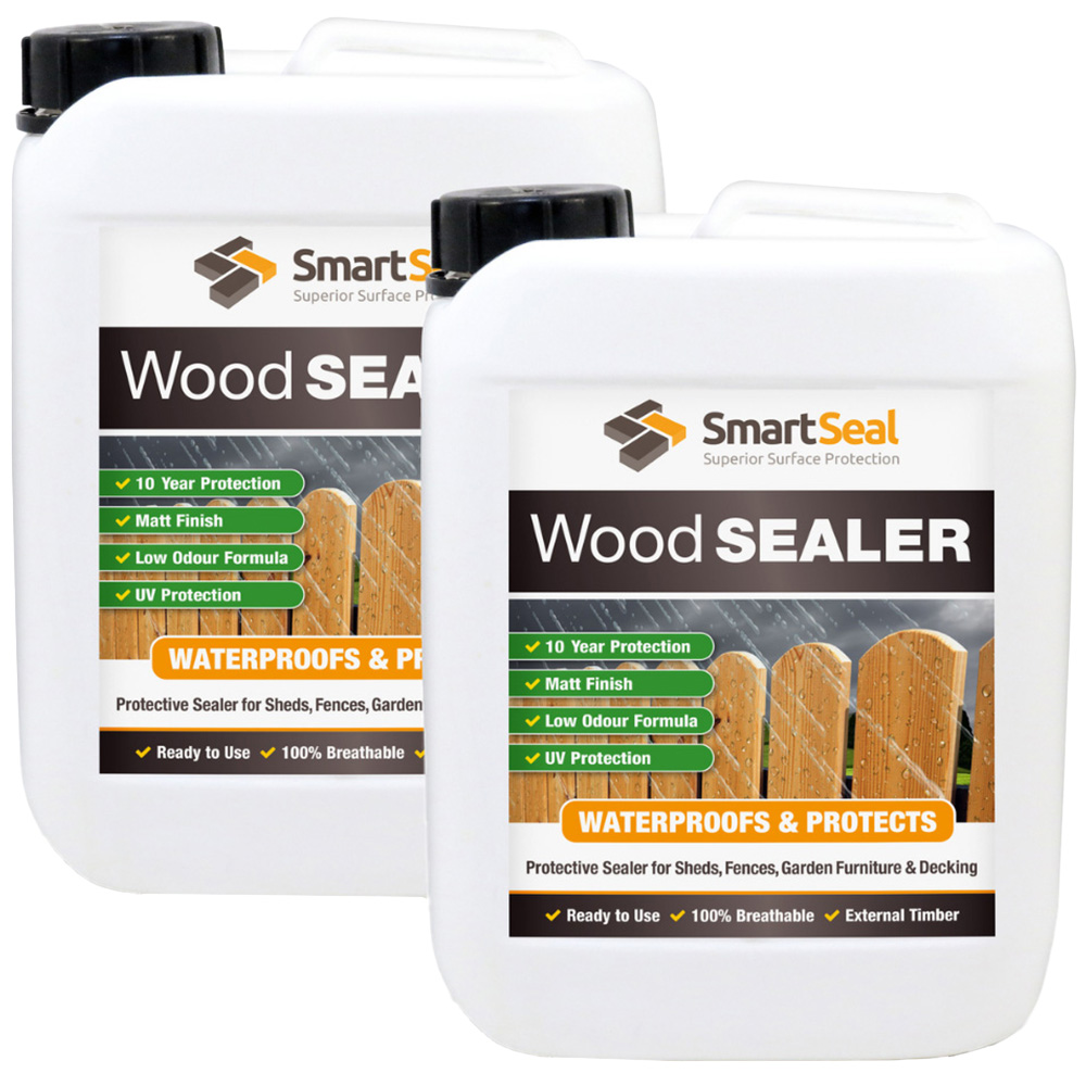 SmartSeal Wood Sealer 5L 2 Pack Image 1