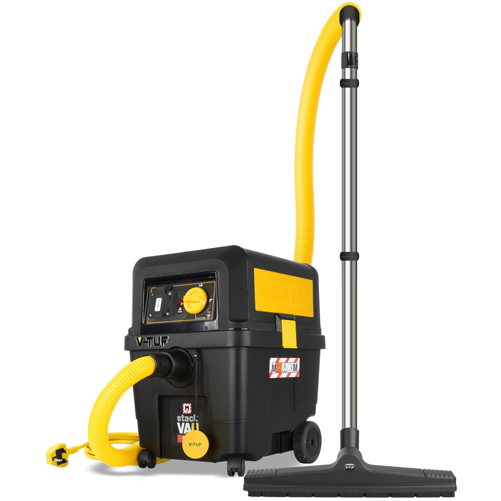 V-TUF STACKVAC HSV M Class Dust Extractor Wet and Dry 30L 240V with Power Take Off Image 1