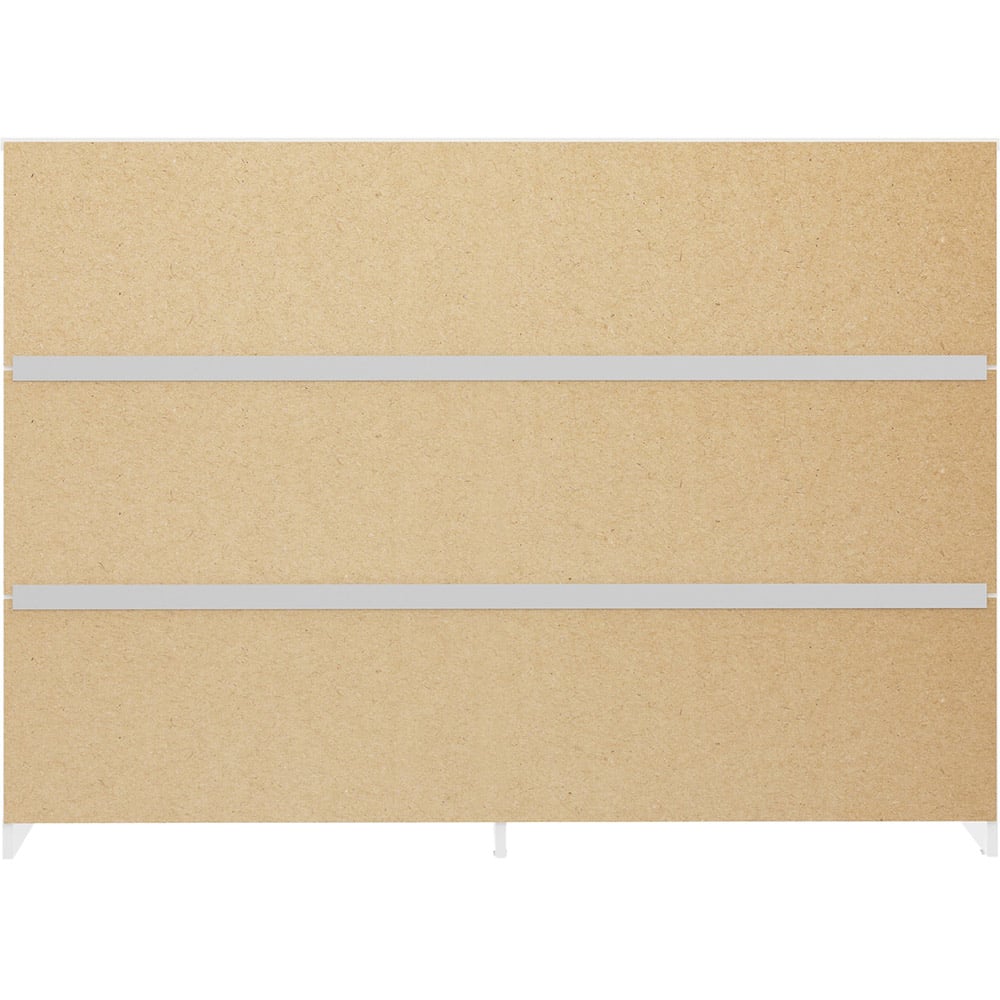 Seconique Denver 6 Drawer White Gloss Storage Chest Image 7