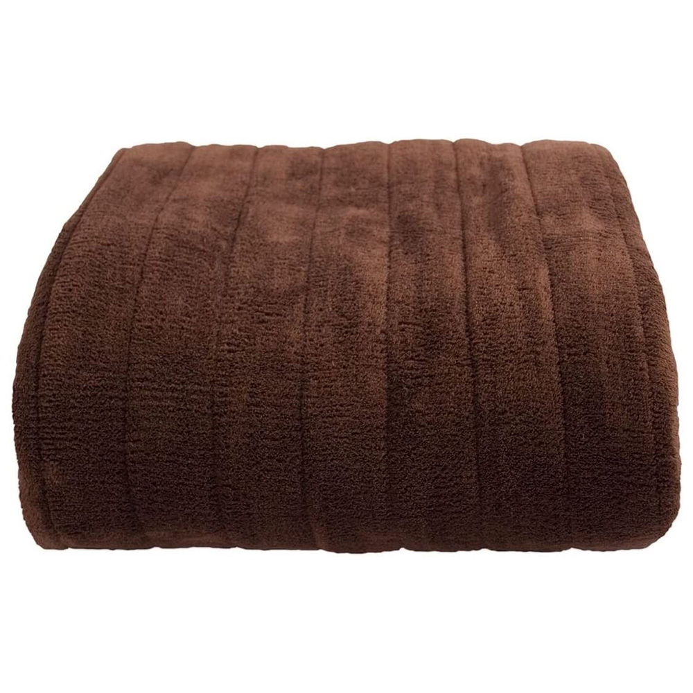 Homefront Chocolate Heated Throw Blanket Image 3