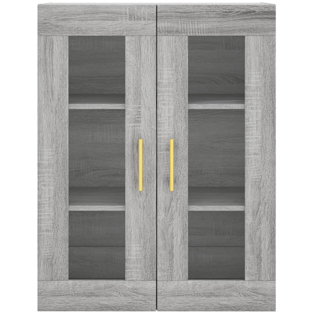 vidaXL 3 Door 3 Drawer Grey Sonoma Highboard Image 6