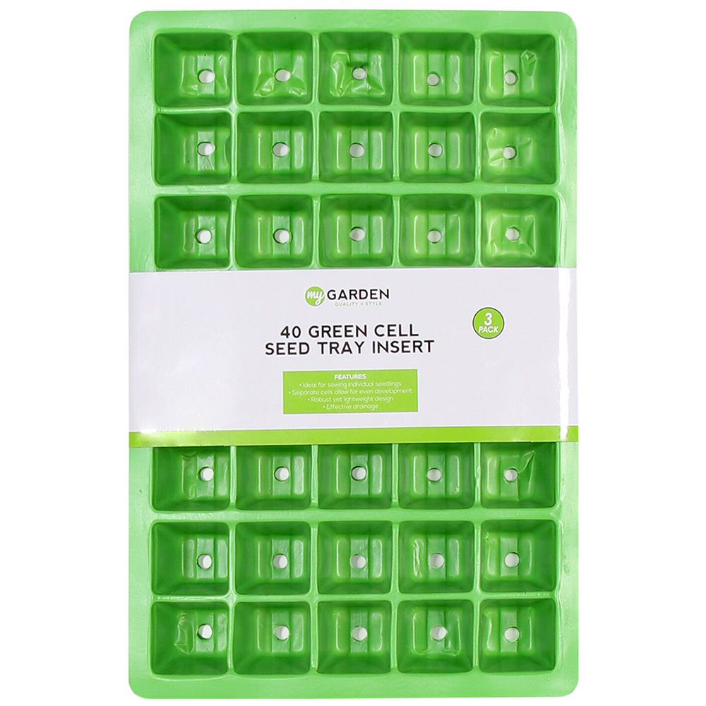 Pack Of Cell Inserts - Green / 40 cells per tray Image