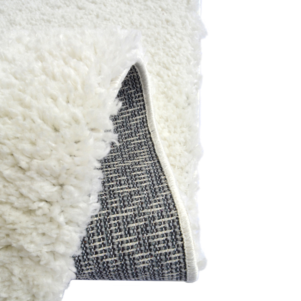 Homemaker Ivory Snug Plain Shaggy Rug 200 x 290cm Image 4