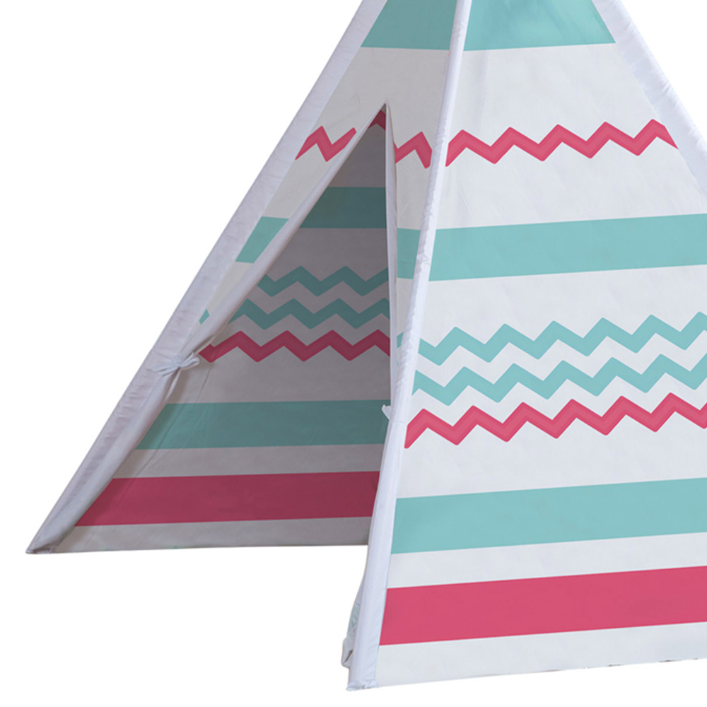 Tepee Wooden Play Tent Image 4