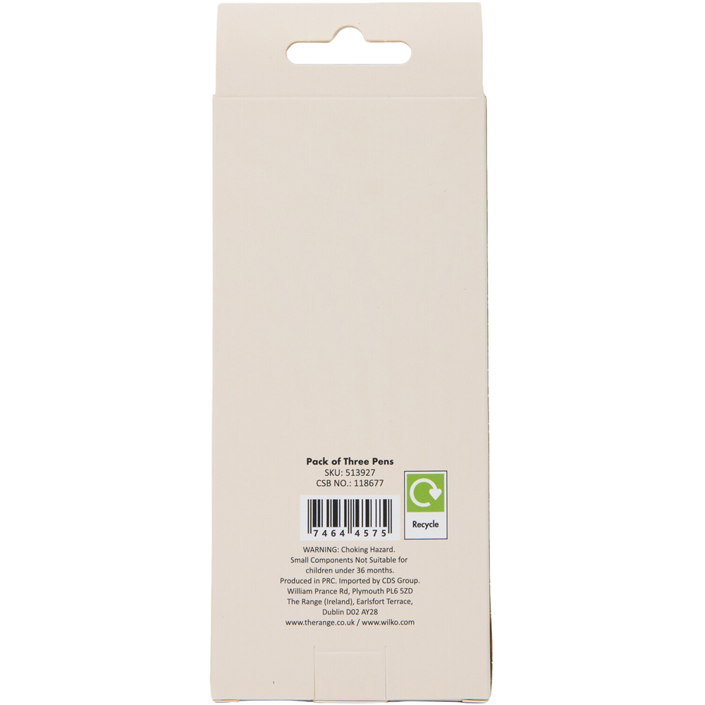 Pack of 3 Floral Design Pens Image 5
