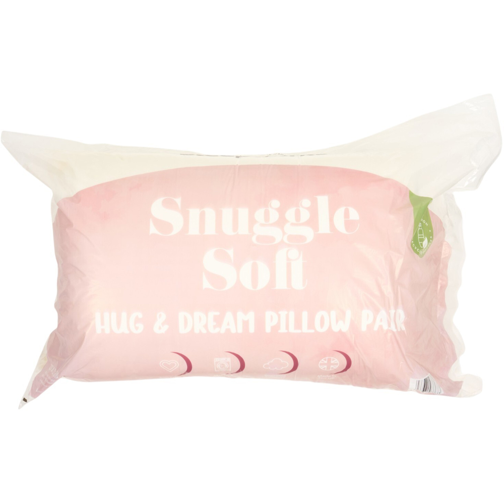 Pack of 2 Snuggle Soft Pillows Image 1