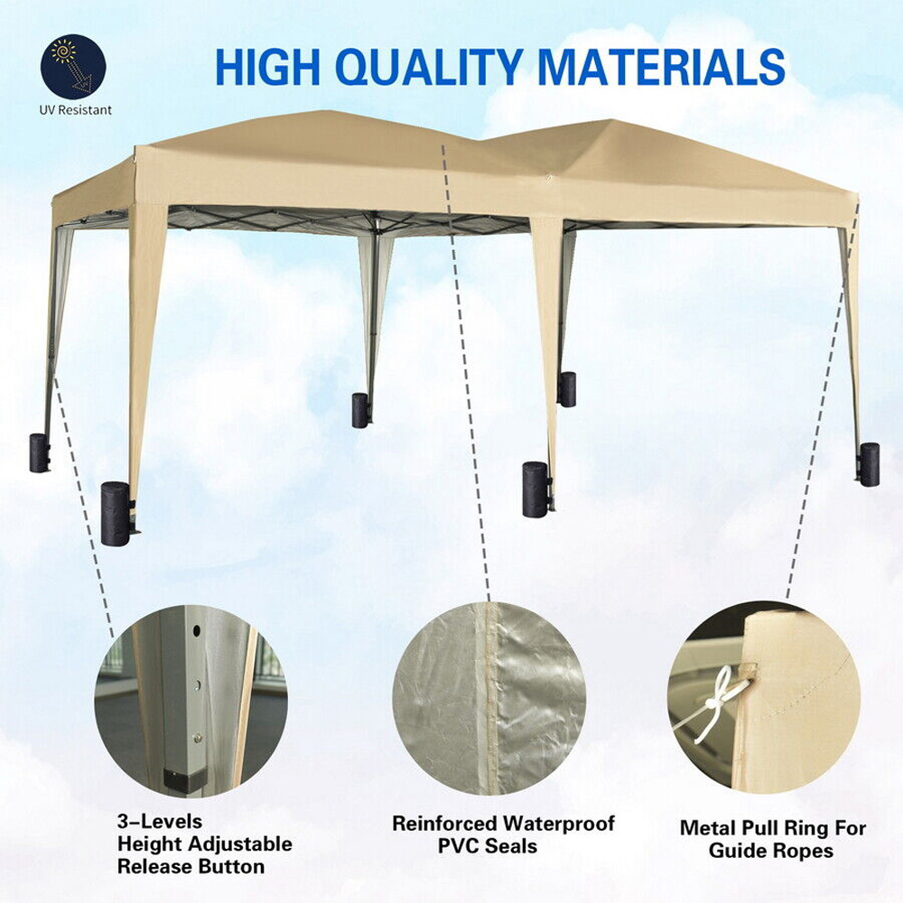 Beige 3 x 6m Pop Up Gazebo Image 4