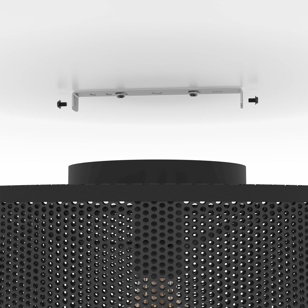 EGLO Manby Black Mesh Ceiling Light Wilko