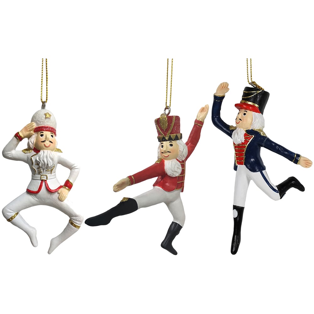 Single Hanging Nutcracker Ornament in Assorted styles Image 1
