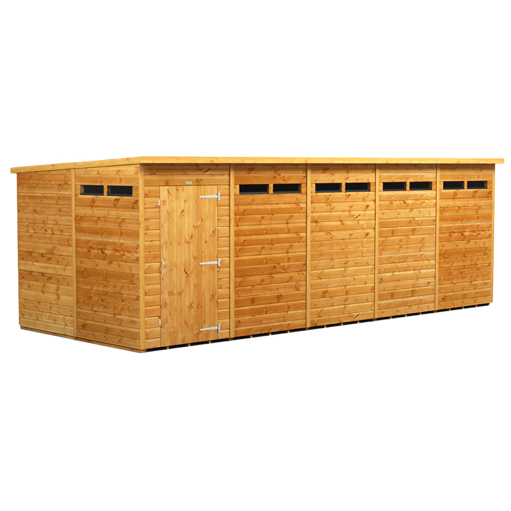 Power Sheds 20 x 8ft Pent Security Shed Image 1
