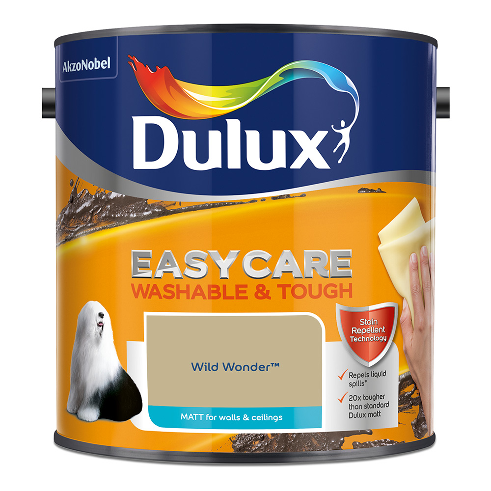 Dulux Easycare Washable & Tough Wild Wonder Matt Paint 2.5L Image 2