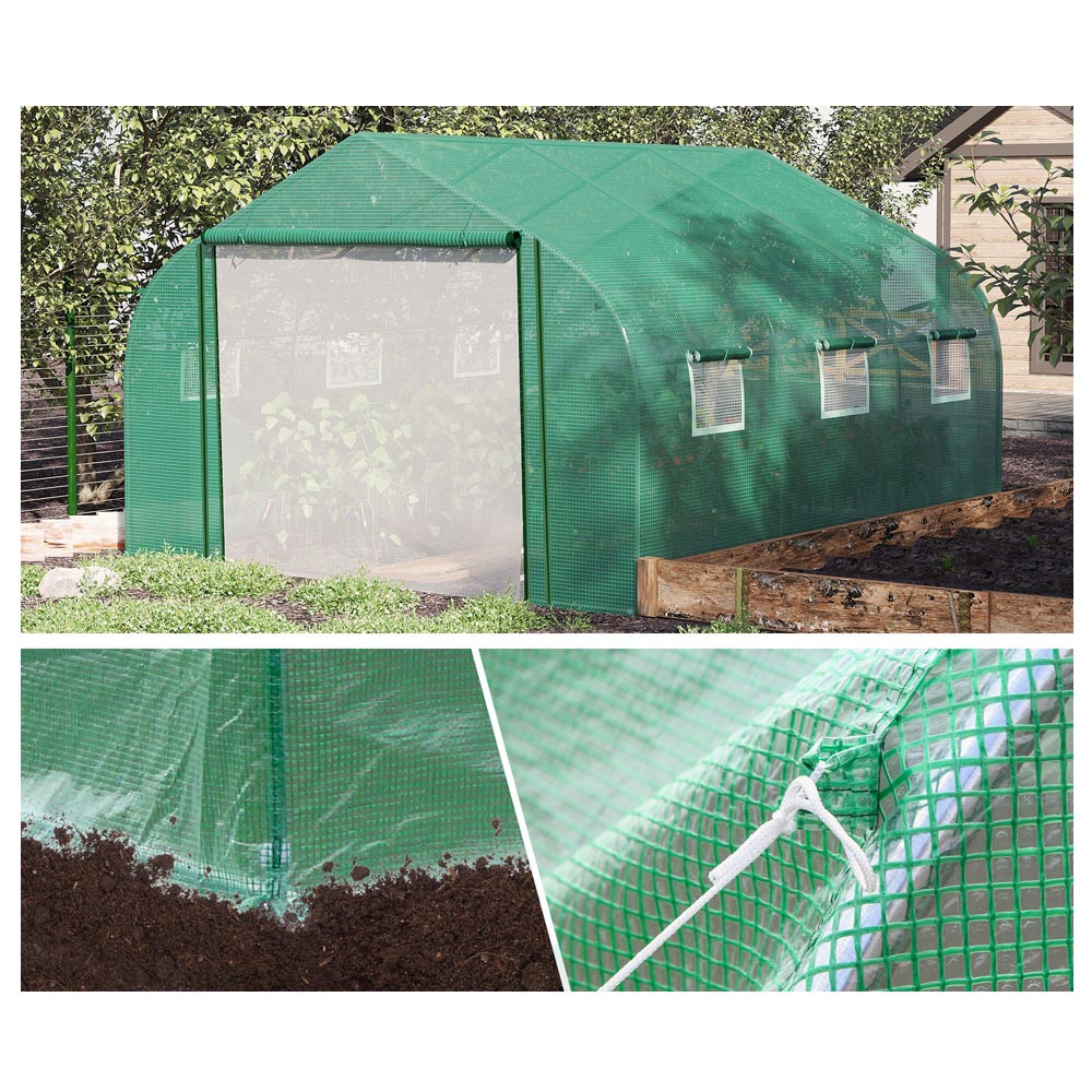 Outsunny Roll Up Window Greenhouse Image 5
