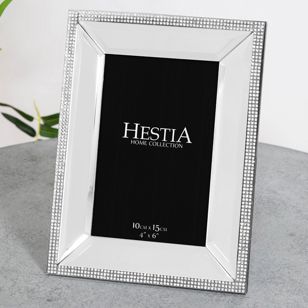 Hestia Mirror Glass Photo Frame 4 x 6inch Image 2