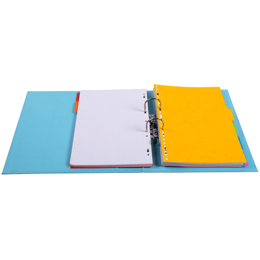 Exacompta PremTouch A4 Light Blue PVC Lever Arch File 10 Pack Image 3