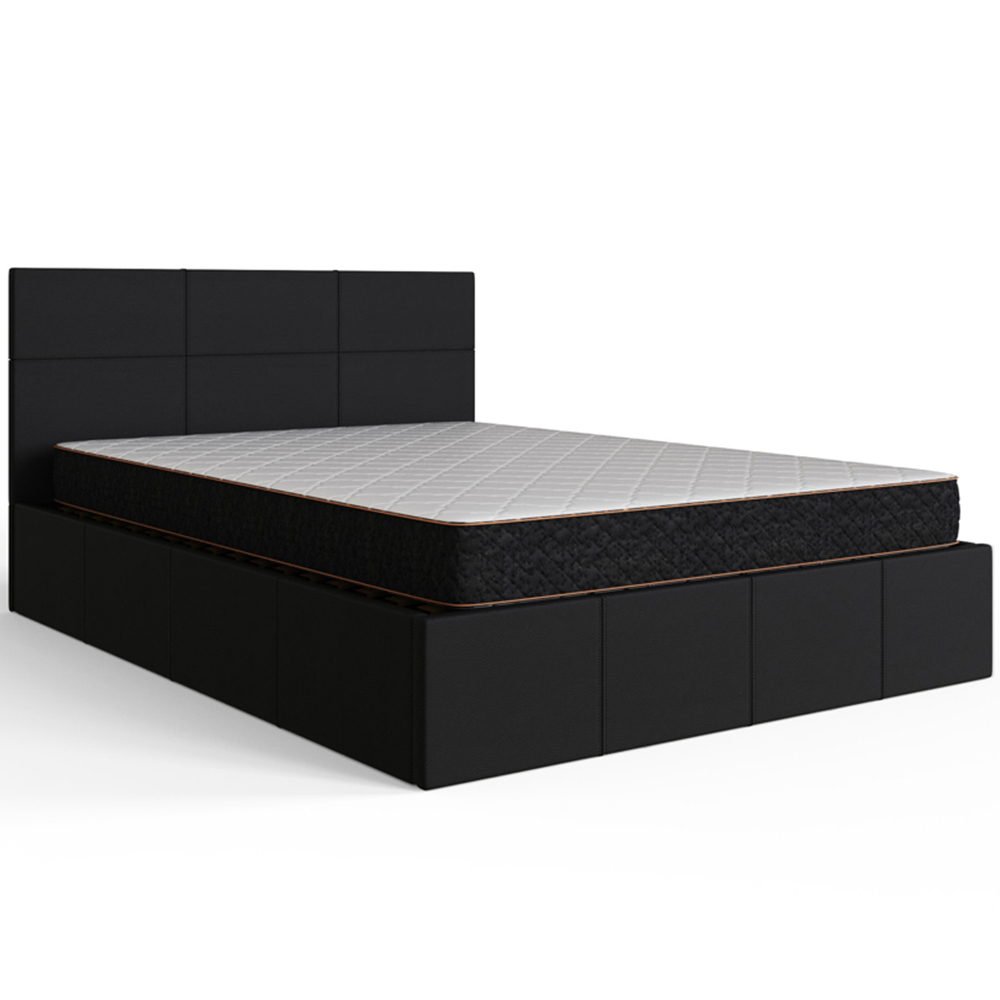 GFW Double Black Side Lift Ottoman Bed Image 4