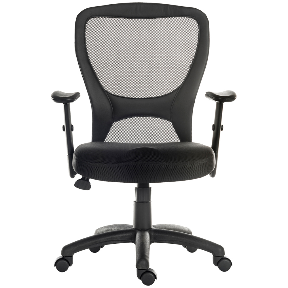 Teknik Mistral Black Mesh Swivel Office Chair Image 2