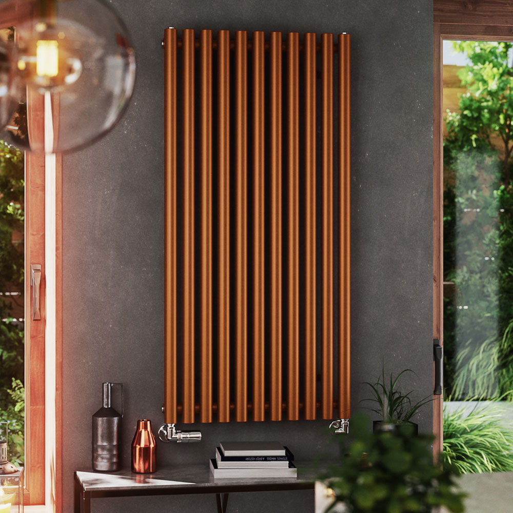 Terma Rolo Room 3028 BTU True Copper Radiator 1200 x 590mm Image 2
