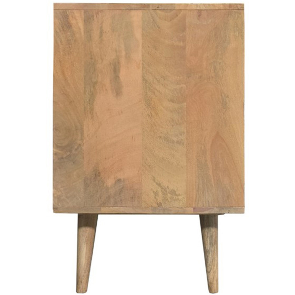 Desser Manhattan 3 Door Natural Rattan and Mango Wood Sideboard Image 5