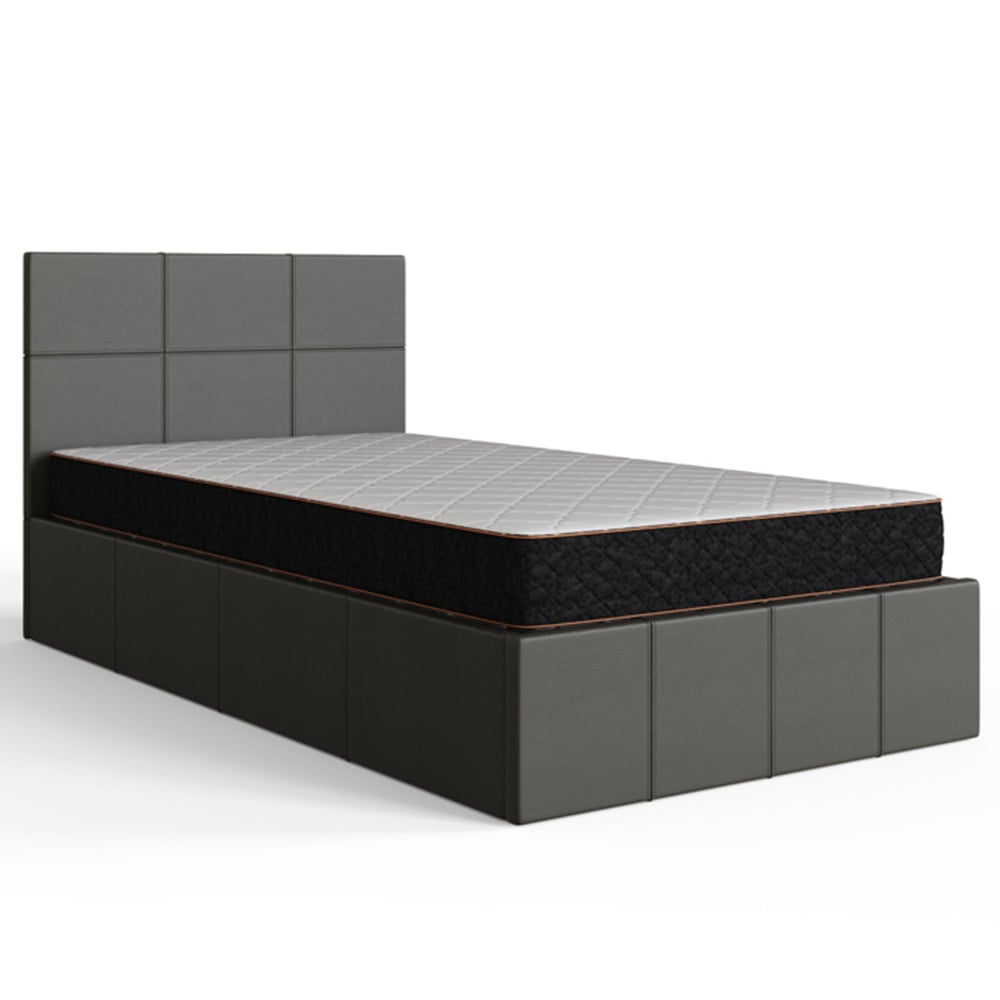 GFW Single Grey Side Lift Ottoman Bed Image 3