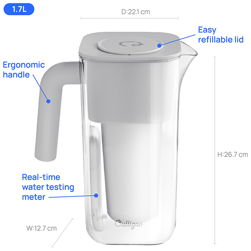 Culligan ZeroWater Water Filter Jug 1.7L Image 8