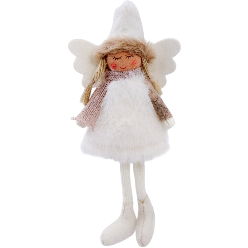 Neutral Fluffy Fairy Hanging Decoration Image 4