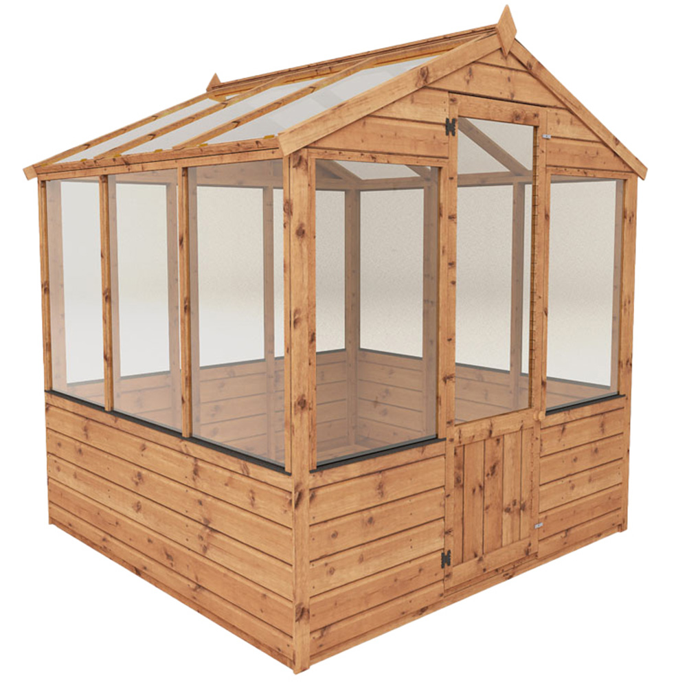 Mercia Wooden 6 x 6ft Traditional Greenhouse Image 3