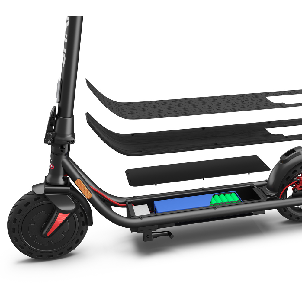 Sharp Black Kick Scooter with LED Footplate Image 5
