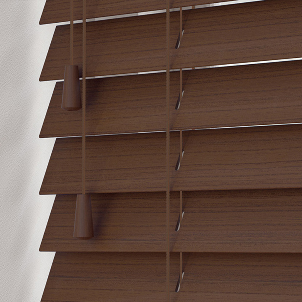 New Edge Blinds Grained Venetian Blinds Chocolate 260cm Image 2