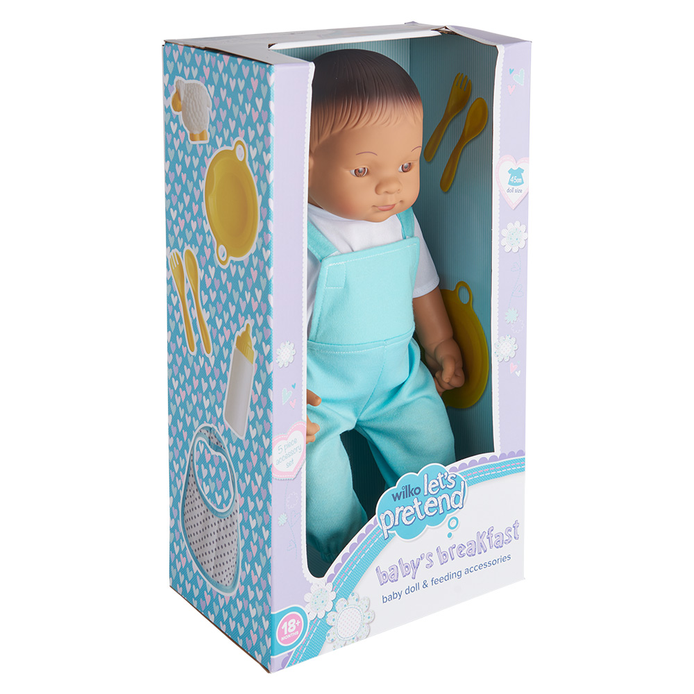 Wilko Baby's Breakfast Doll and Feeding Accessories Wilko