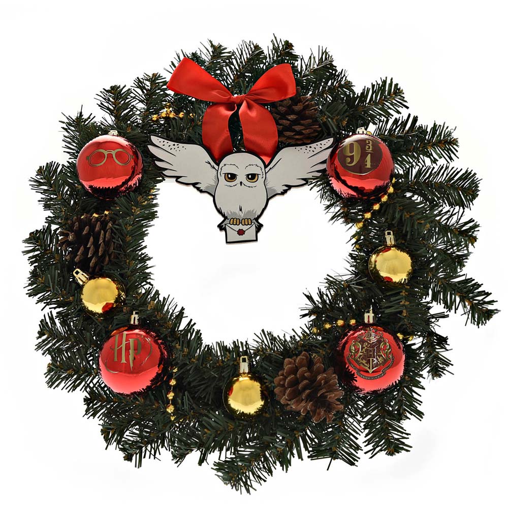 Harry Potter Hedwig Christmas Wreath Image